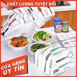 [XẢ KHO+FREE SHIP] Lồng bàn giữ nhiệt chắn bụi và côn trùng gấp gọn