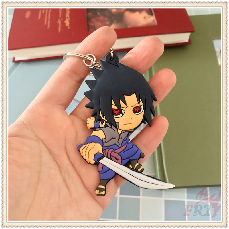 1 móc khóa silicon hình nhân vật phim Naruto