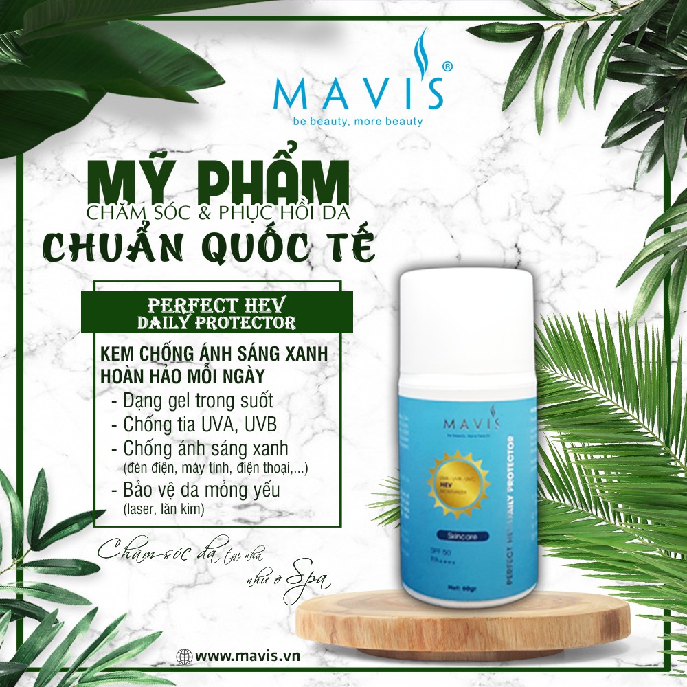 [ƯU ĐÃI CỰC SHOCK] PERFECT HEV DAILY PROTECTOR – KEM CHỐNG ÁNH SÁNG XANH HOÀN HẢO – Chống Nắng Sinh Học