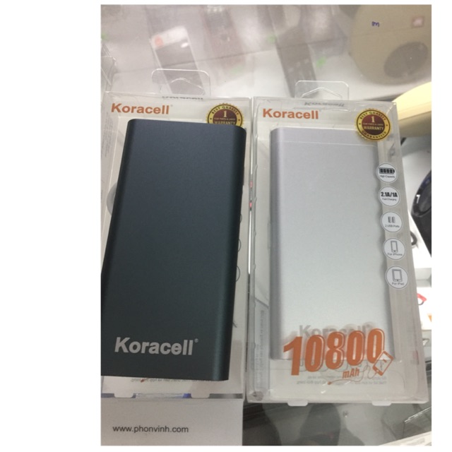 Pin dự koracell phòng 10.800Mah