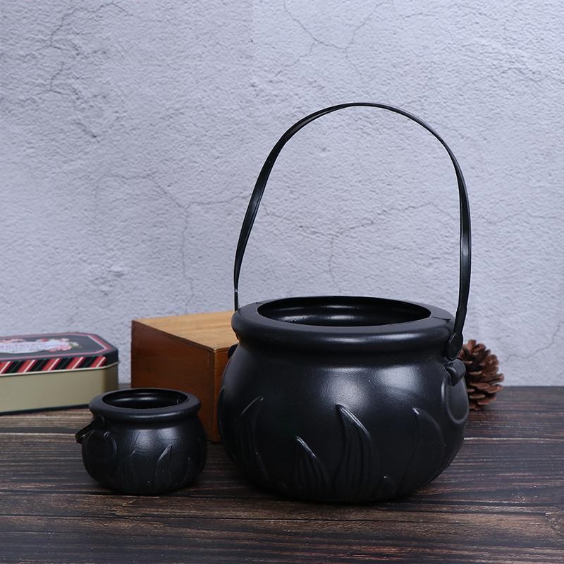 💥FOLLOW TẶNG 3K💥HÀNG CÓ SẴN💥 Vạc Phù Thủy Có Quai xách đựng kẹo Hũ nồi Halloween họa tiết ấm đun nước có tay cầm 001523