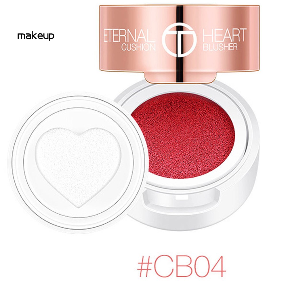 (hàng Mới Về) Phấn Má Hồng Otwoo 4 Màu Kim Tuyến Trái Tim Lâu Trôi