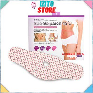 [Hết mỡ bụng 100%_Hàng Auth] Miếng Dán Tan Mỡ Bụng Spa Gel Patch 42°C Hàn Quốc (1 Hộp 5Miếng)