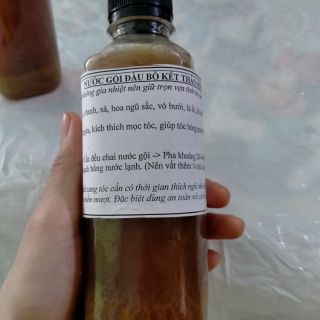 Nước gội đầu bồ kết thảo mộc