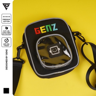 Túi đeo chéo GENZ thêu logo cao cấp, phong cách unisex phù hợp cả nam thumbnail
