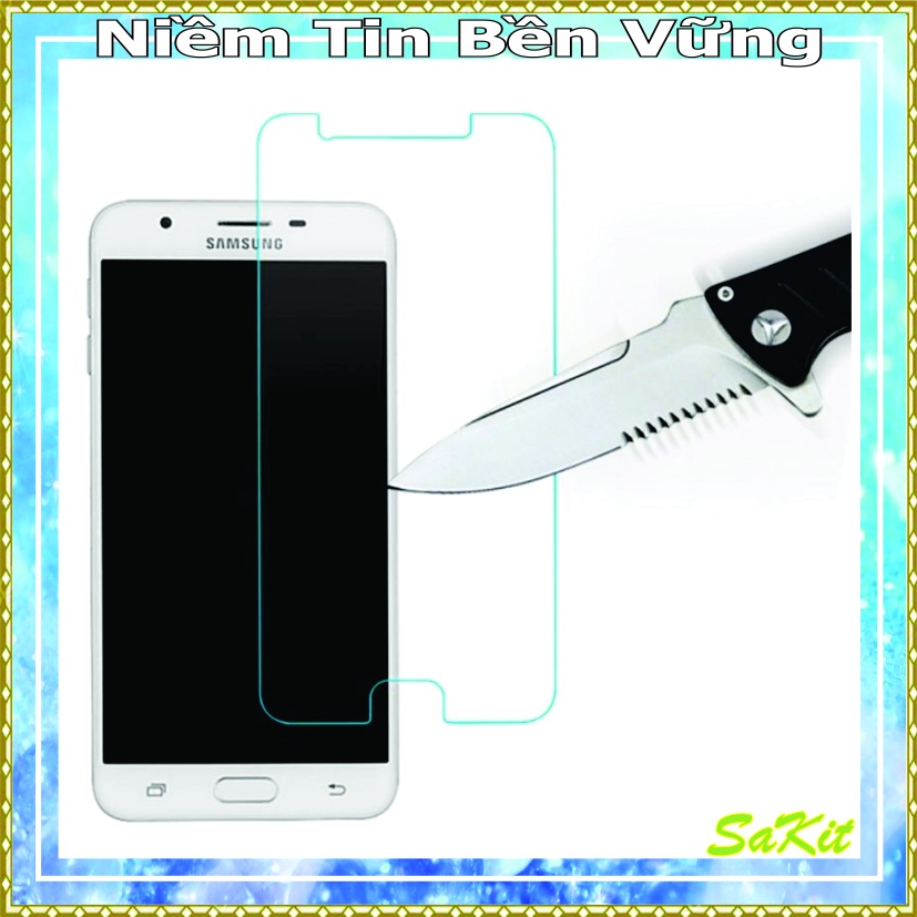 Kính cường lực trong suốt 2.5d, điện thoại samsung a3 2015, a3 2016, a5 2015, a5 2016, a5 2017- tặng