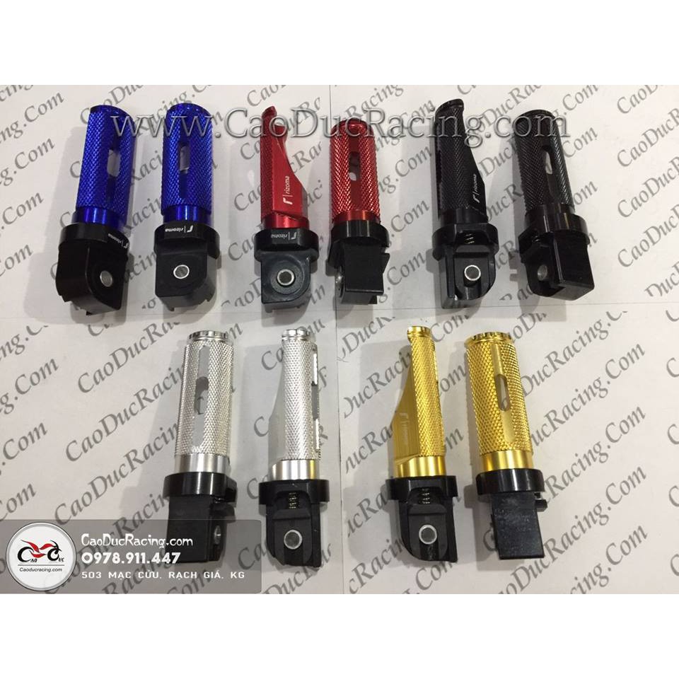 Gác chân Rizoma CNC nhỏ lắp mọi loại xe - Gía sỉ sập sàn