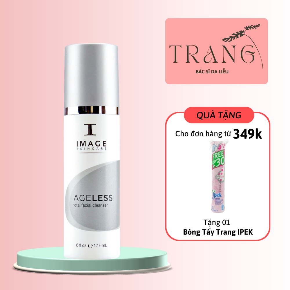Sữa rửa mặt chống lão hóa da IMAGE SKINCARE AGELESS TOTAL FACIAL CLEANSER 177ml - Dr.Trang