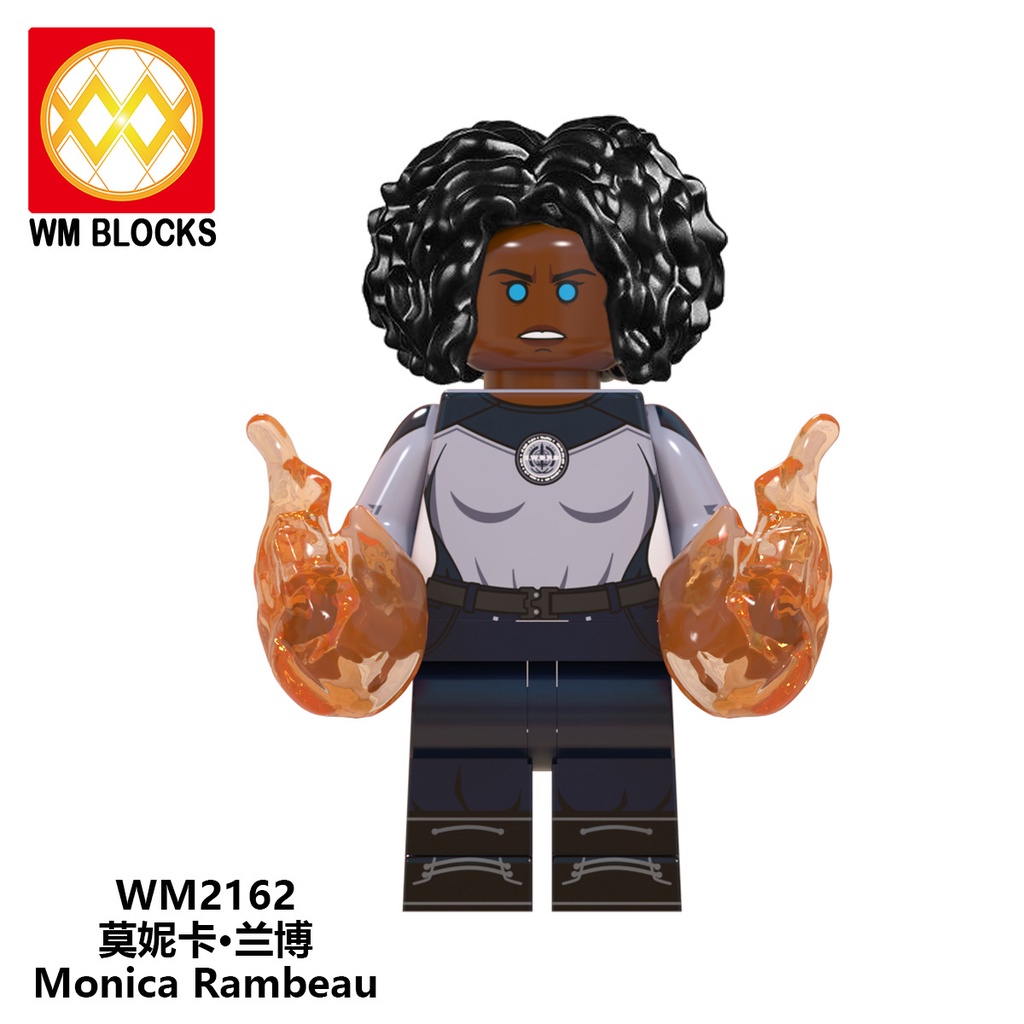 Minifigures Marvel DC Super Heroes Mẫu Nhân Vật Siêu Anh Hùng Wanda Vision WM6115 Mẫu Mới Siêu Đẹp