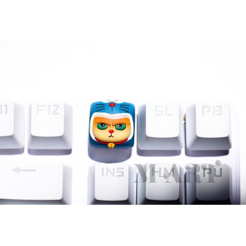 Keycap - Nút Bàn Phím Gaming - Nút Bàn Phím Cơ Mặt Mèo Hờn Dỗi  - Doreamon - KC011
