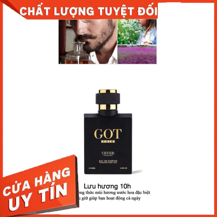 HÀNG CAO CẤP Nước hoa Nam Hương liệu pháp UEVER seri nước hoa GOT mùi hương biển kinh điển hương gỗ thơm 100ml duy trì