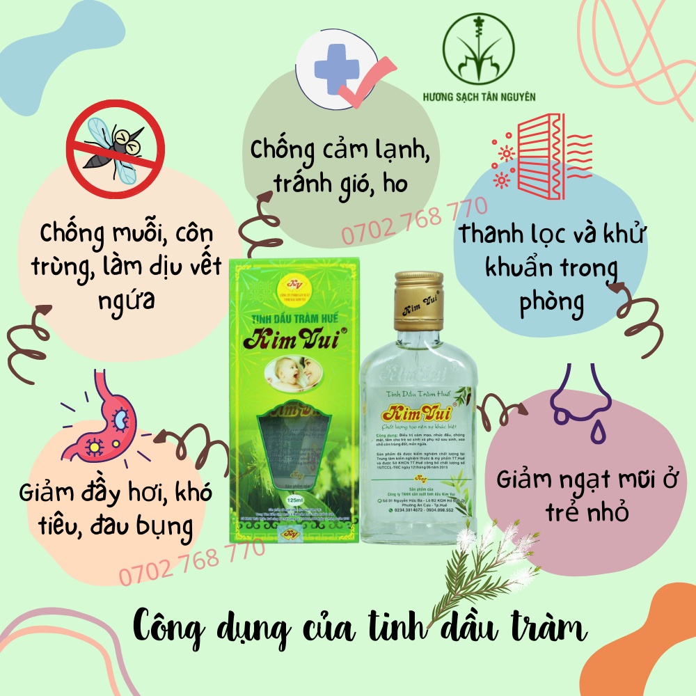 [Chính hãng] Tinh Dầu Tràm Kim Vui - 125ml