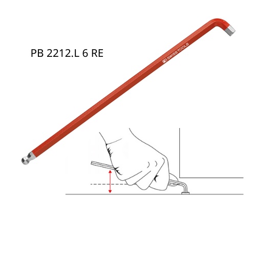 Lục Giác PB Rainbow 100° PB Swiss Tools size 1.5, 2.0, 2.5, 3.0, 4.0, 5.0, 6.0 PB 2212.L_