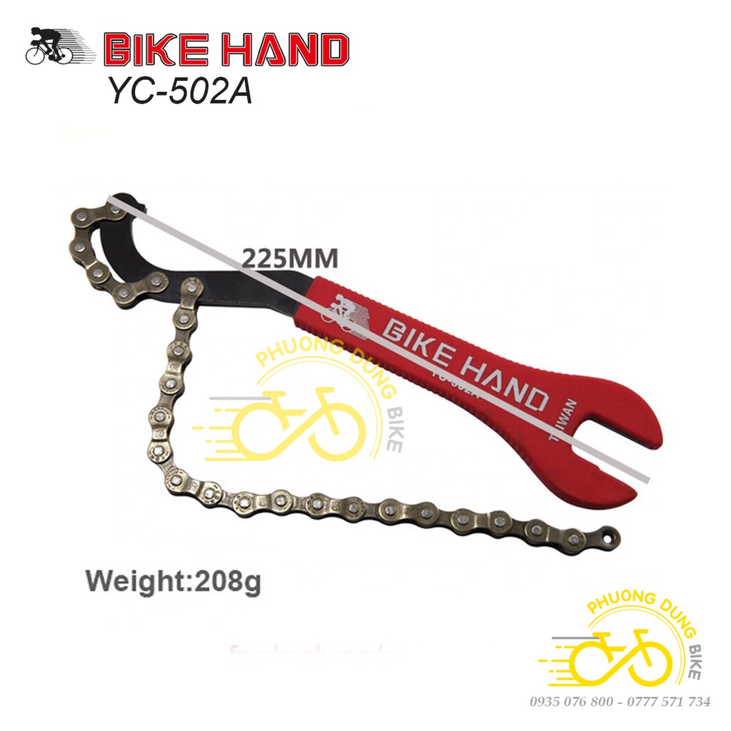 Cờ lê 15, 16 và dụng cụ giữ tháo líp BIKE HAND YC-502A