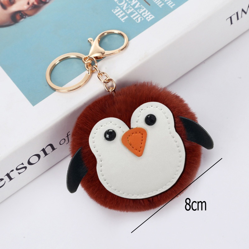 Móc Khoá Hình Chim Cánh Cụt Bông Kute, Móc Khoá Keychain Hình Chim Cánh Cụt Dễ Thương