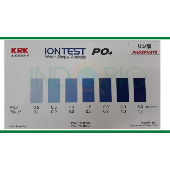 [HÀNG CÓ SẴN] BỘ TEST PHOSPHAT (PO4) WIT-PO4, 0.2-5.0 PPM KRK-NHẬT    [KÈM COA]