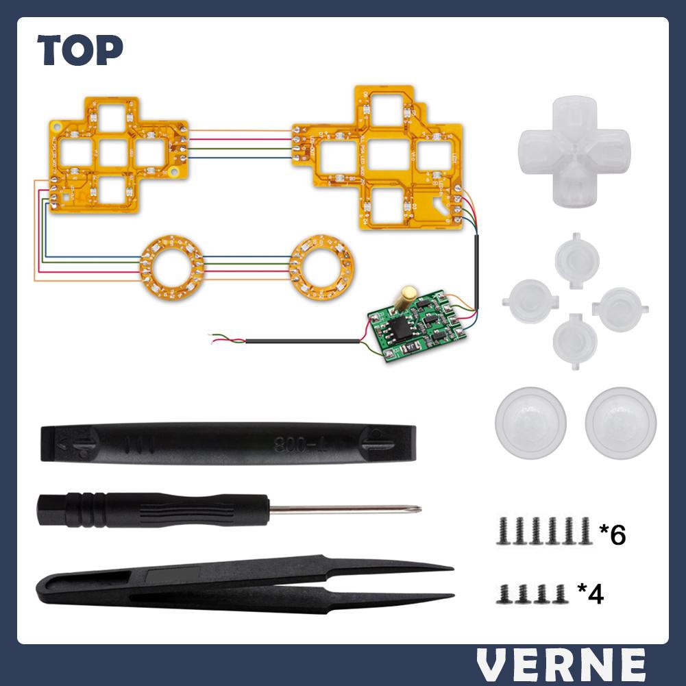 Set 6 Món Đèn Led Pcb Và Nút Bấm Cho Tay Cầm Điều Khiển Chơi Game Playstation 4 Ps4