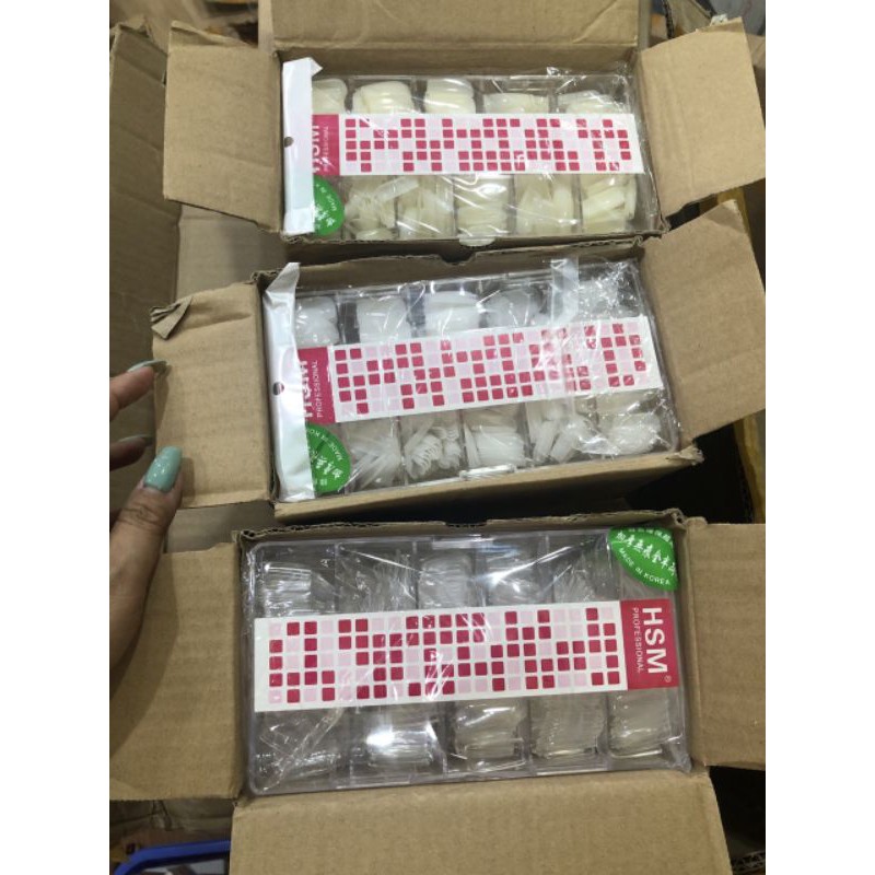 Phụ kiện nails móng úp hs.m TẶNG KEO DÁN
