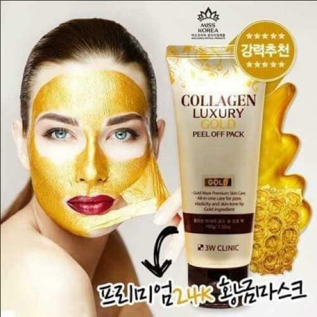 Mặt Nạ Lột Tinh Chất Vàng Collagen Luxury Gold Peel Off Pack