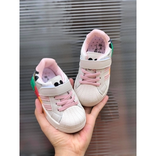 Giày Trẻ Em Mickey Sơn Cầu Vồng Phong Cách Hoạt Hình [G04]