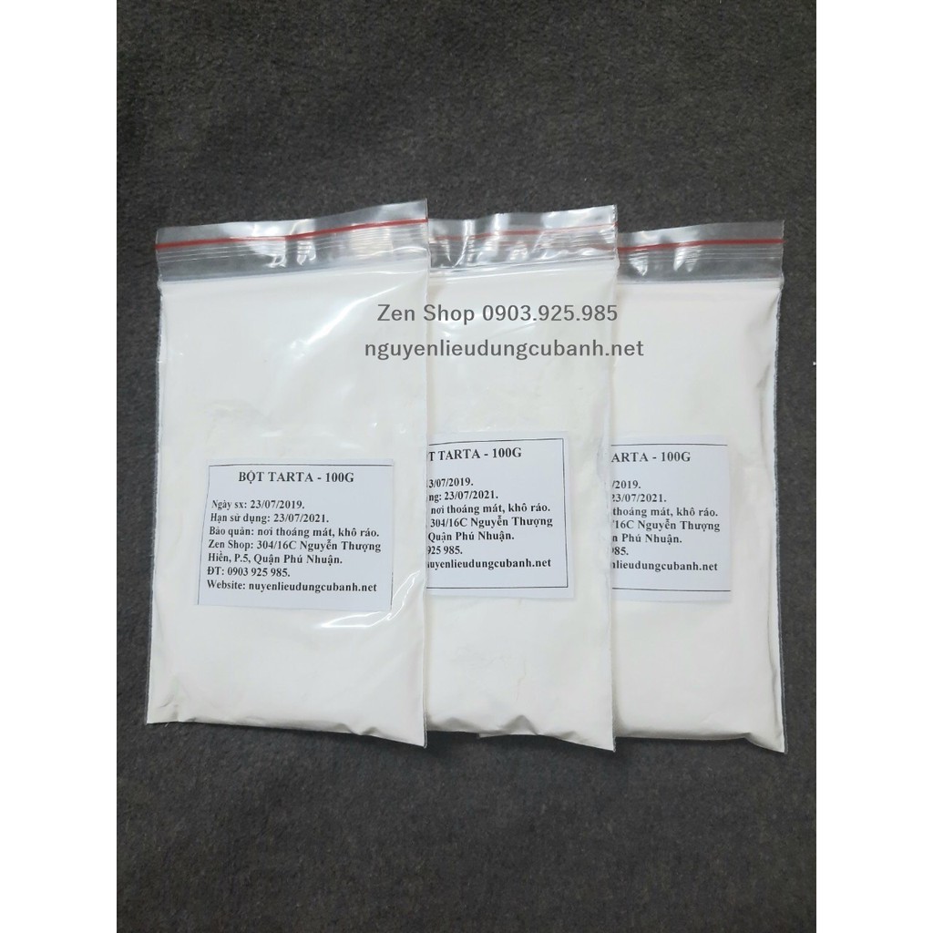 LẺ BỘT TARTAR / CREAM OF TARTAR - 50G, 100G