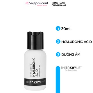 Tinh chất cấp ẩm phục hồi da The Inkey List Hyaluronic Acid Serum ( 30mL )
