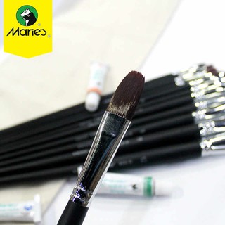 CỌ VẼ ĐẦU OVAL MARIE'S G1636 (VẼ MÀU ACRYLIC, SƠN DẦU, GOUACHE)