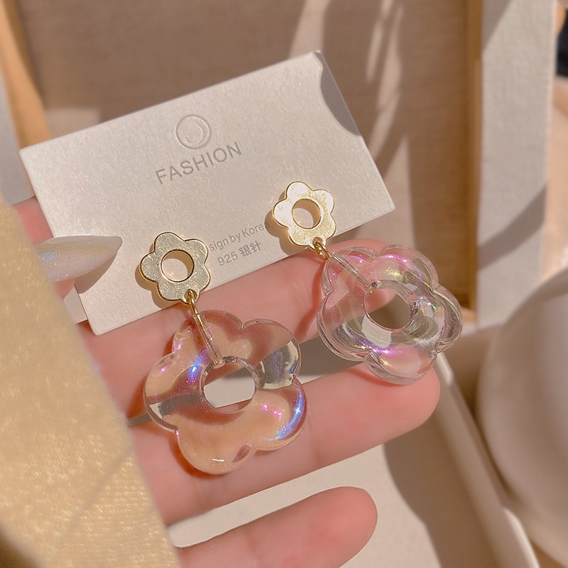 Bông Tai Hình Hoa Bằng Acrylic Thời Trang 2022 Cho Nữ