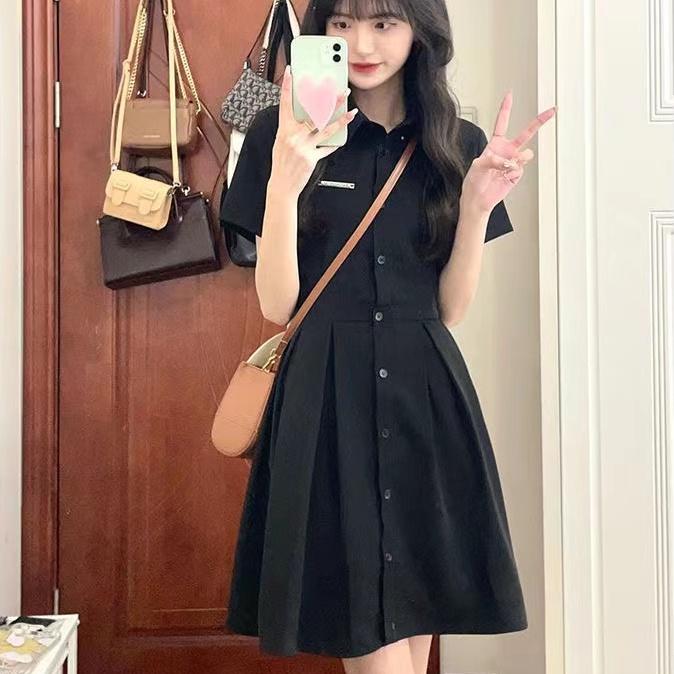 Đầm Perty chữ A thời trang mùa hè phong cách Hàn Quốc cho nữ