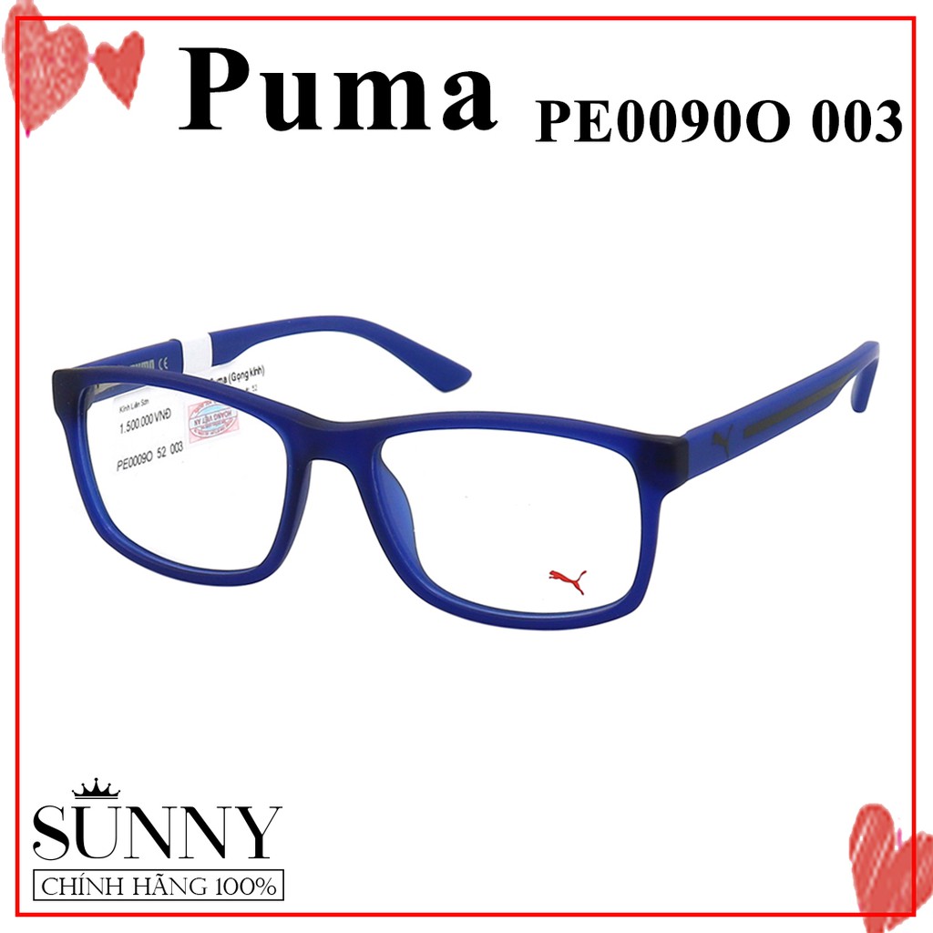 Gọng kính nam nữ chính hãng Puma PE0090O màu sắc thời trang, thiết kế dễ đeo bảo vệ mắt