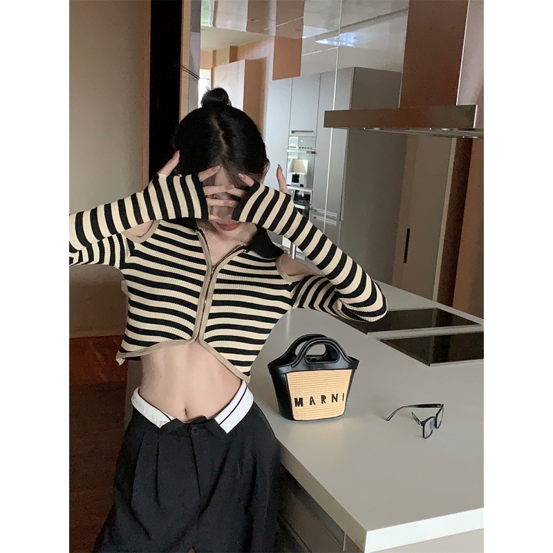 Áo Khoác Len Cardigan Tay Dài Cổ Chữ V Dáng Rộng Trẻ Trung Hợp Thời Trang