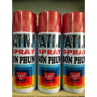 Sơn phun Sơn Xịt Màu Đỏ ATM A211