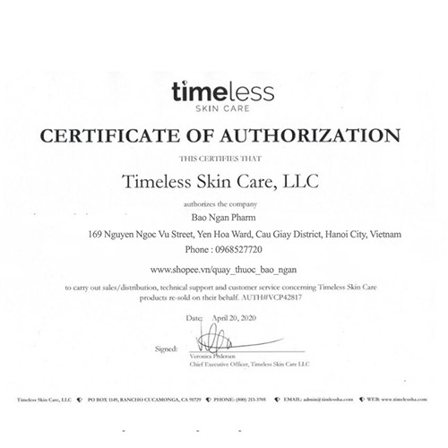 Serum Timeless B5 Tinh chất Timeless Vitamin B5 + Hyaluronic Acid ( 30mL )