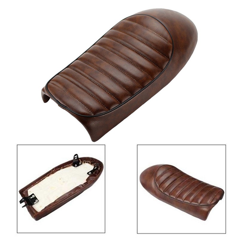 Yên xe mô tô Café Racer chất liệu da cao cấp