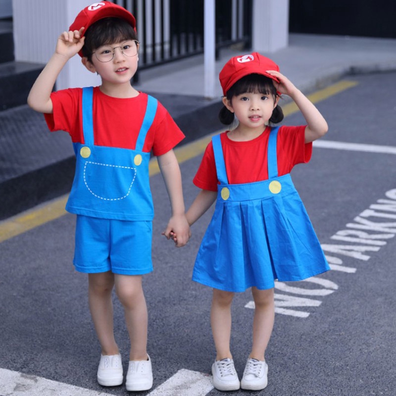 Bộ đồ hóa trang Mario cho bé xinh xắn