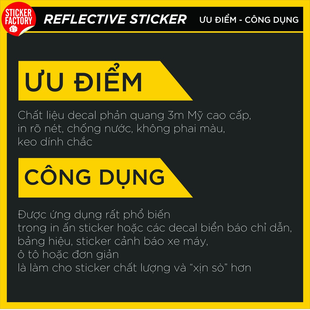 Sticker Reflective Hình Dán Phản Quang 3M Premium - Sticker Factory - chủ đề Astronaunt