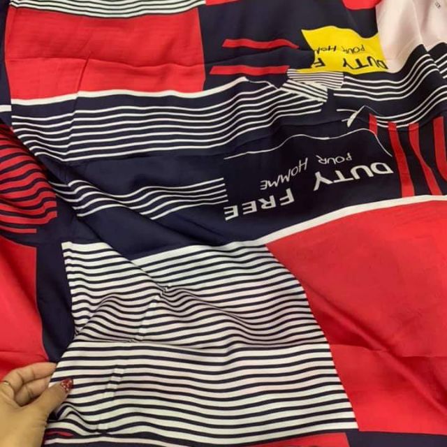 Lụa hoa nhí vàng