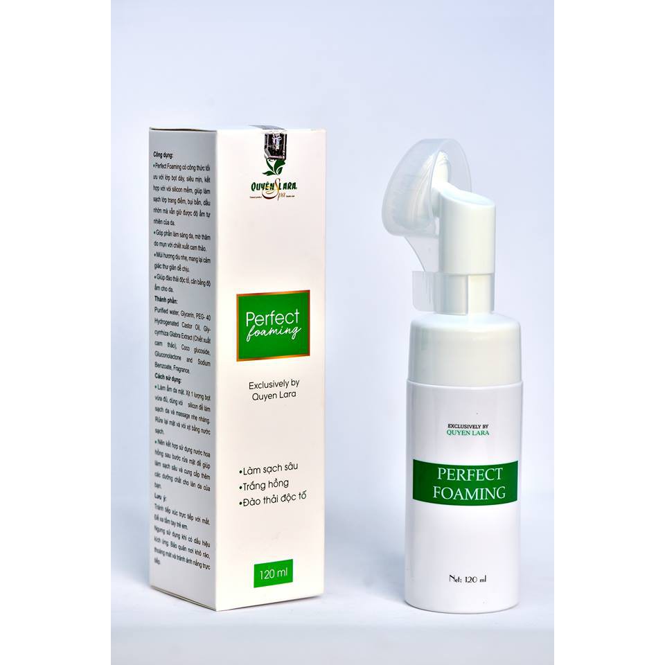 Perfect Foaming Sữa Rửa Mặt Tạo Bọt Làm sạch sâu lớp trang điểm, bụi bẩn Góp phần làm sáng da, cân bằng độ ẩm cho da.