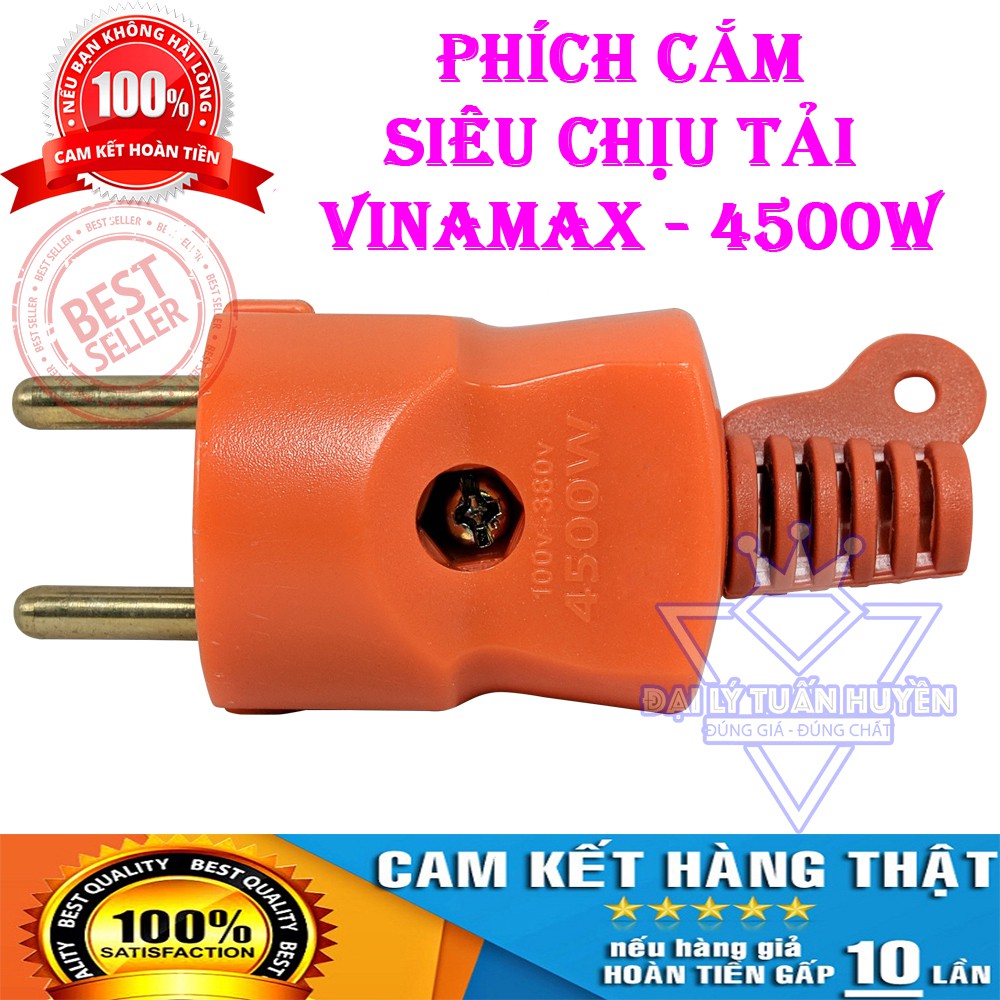 Phích cắm siêu chịu tải VINAMAX - 4500W