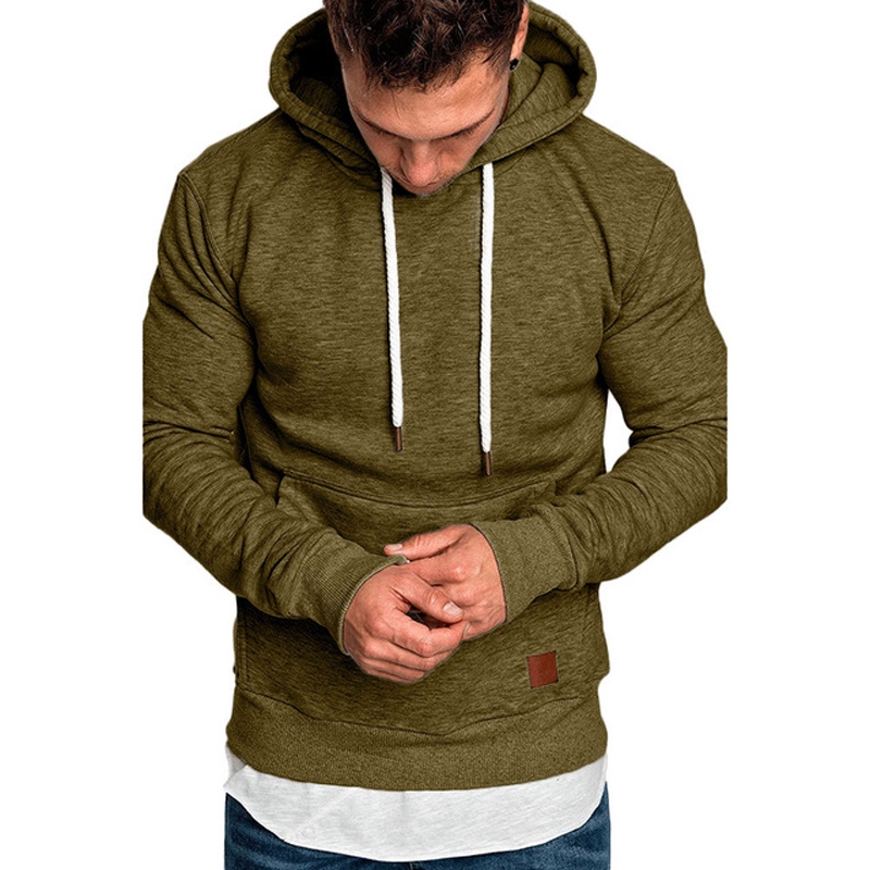 Áo hoodie BEFOYI dài tay màu trơn size m-5xl thời trang xuân thu 2020 thích hợp cho nam