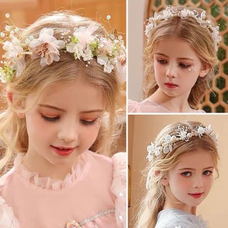 Vòng hoa cài tóc phong cách hàn quốc cho bé gái