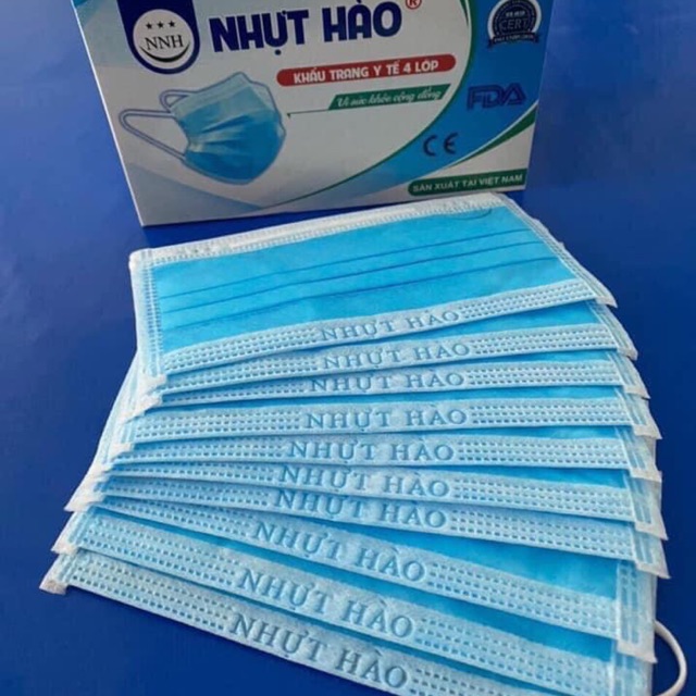 10cai KT Nhựt Hào 4 lớp khán khuẩn cao cấp