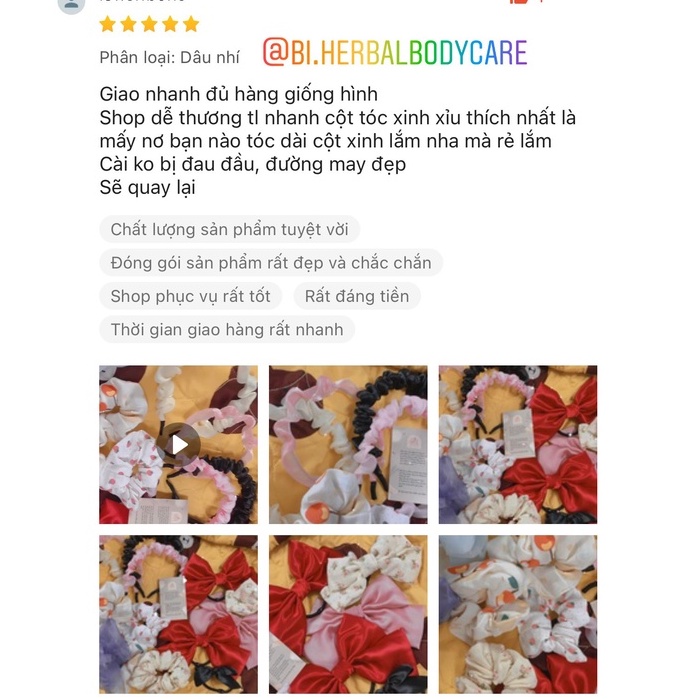 [Handmade] Cột tóc nơ nhỏ vải lụa xinh xắn màu trơn đơn giản dành cho bạn gái