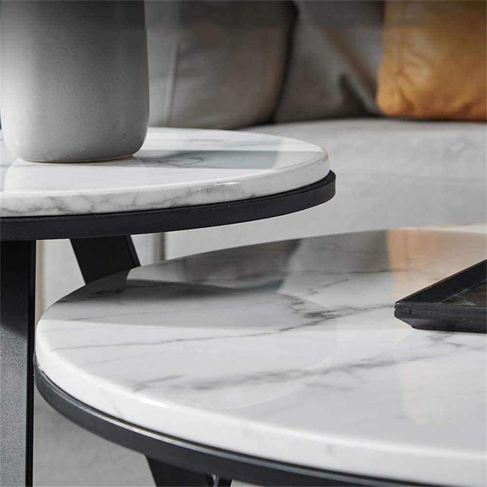 Bàn trà, bàn sofa mẫu đôi 24 mặt đá vân mây cực đẹp