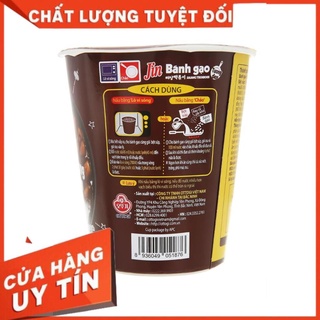 Bánh gạo tokbokki Ottogi Jin vị tương đen ly 82g