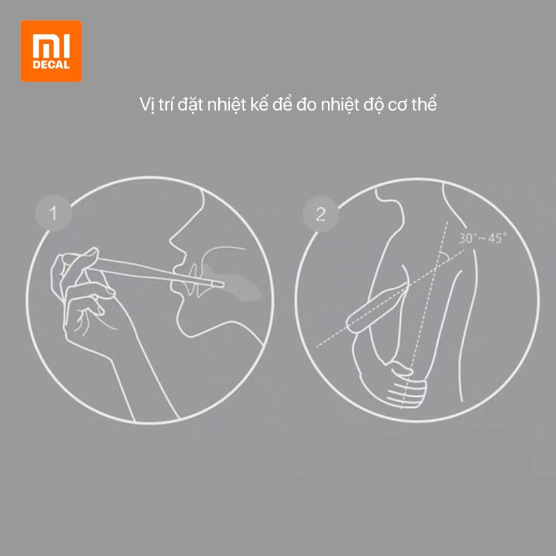 Nhiệt kế điện tử Xiaomi Mijia, dùng cho trẻ em, người lớn, nam và nữ