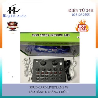 Sound Card Livestraem V8 có bluetooth