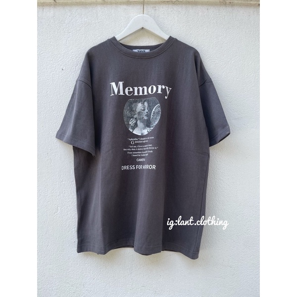 Áo thun chữ memory 3158