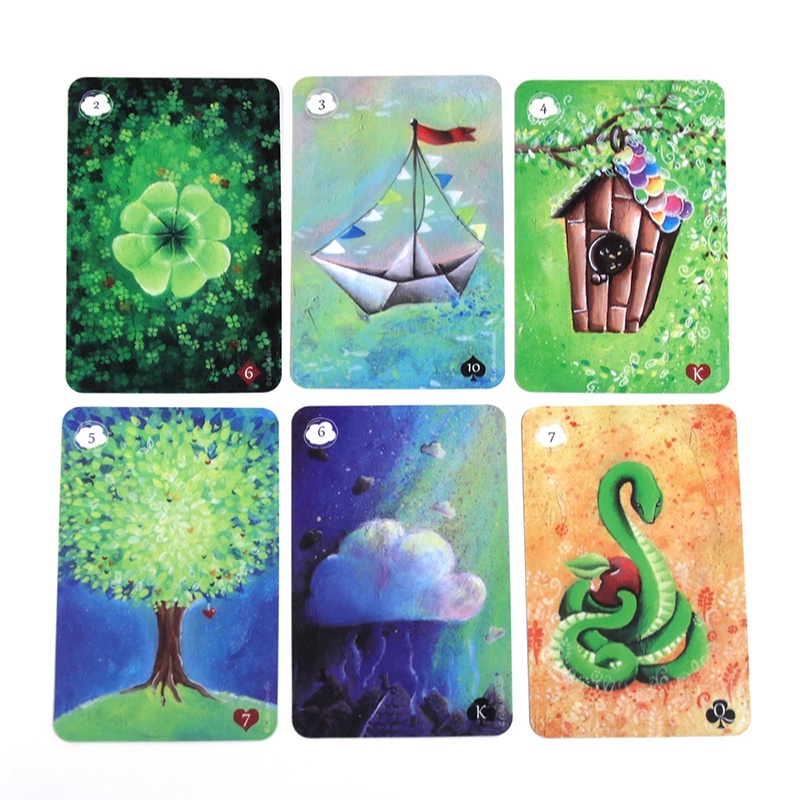 Bộ Thẻ Bài Trò Chơi Tanis Lenormand Oracle Chất Lượng Cao