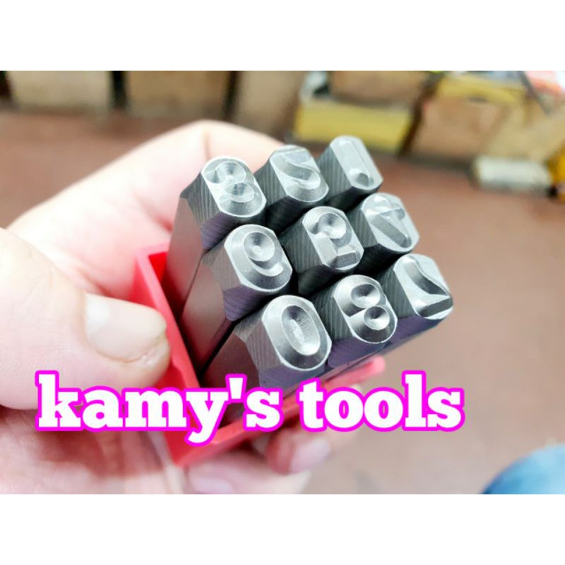 Bộ Đóng Số Xuôi Top YC-602 2mm 3mm 4mm 5mm 6mm